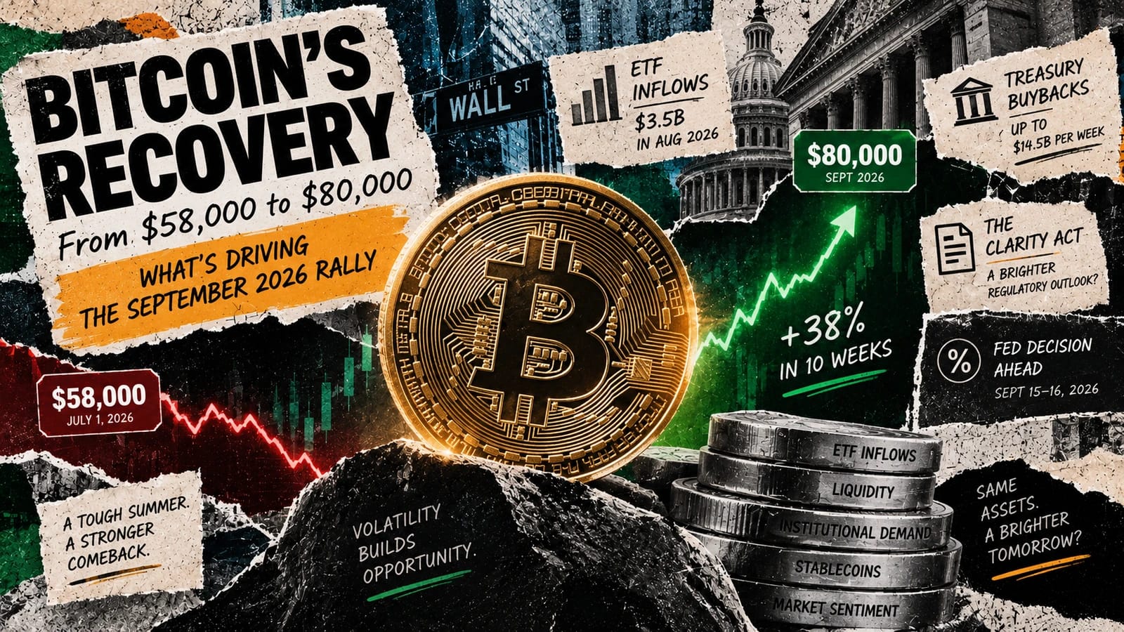 Bitcoin Recovery: From USD 58,000 to USD 80,000 in September 2026