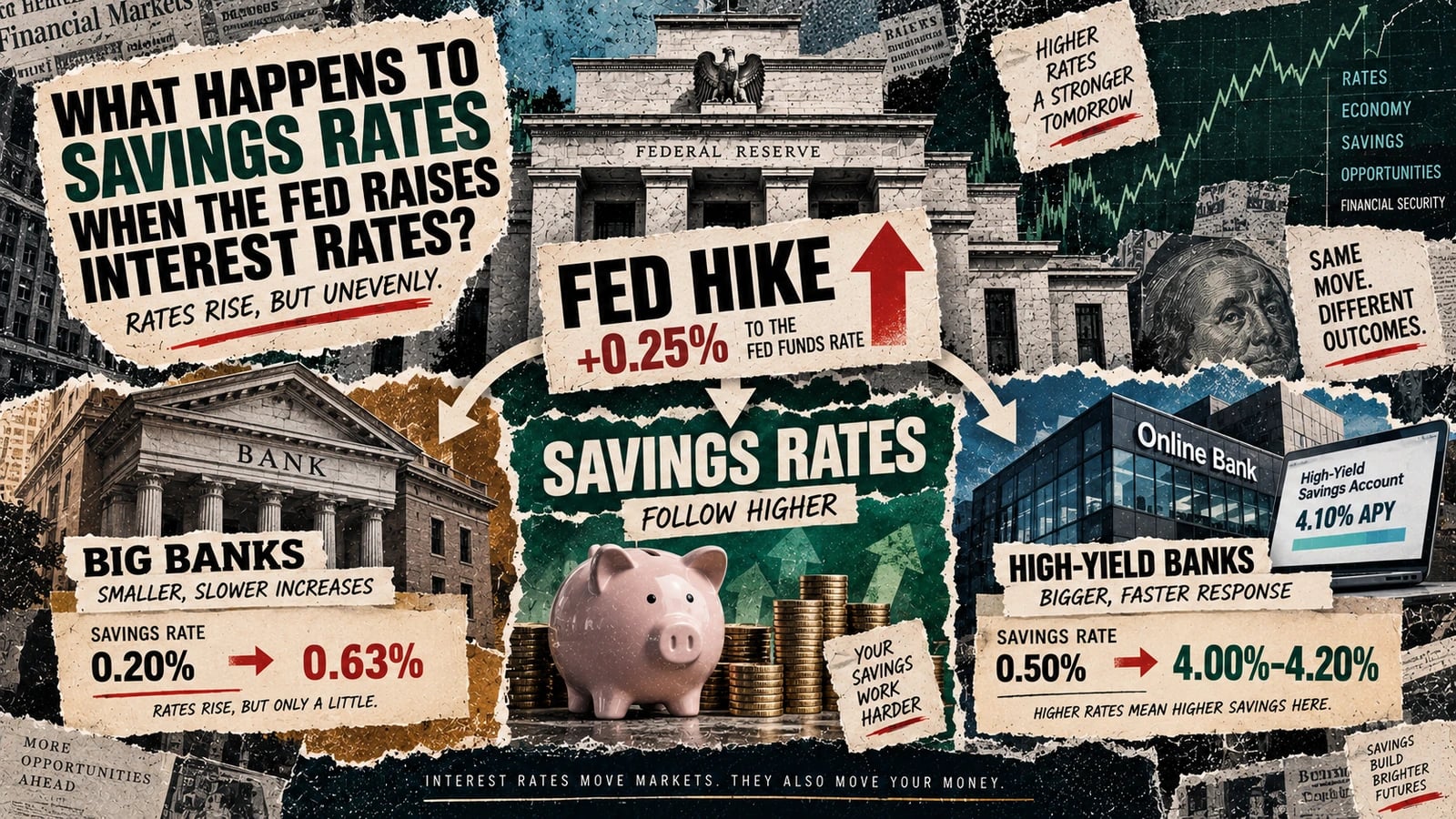 What Happens to Savings Rates When the Fed Raises Interest Rates?