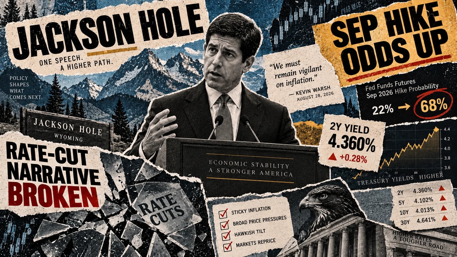 Jackson Hole Speech Sparks Market Shift: Rate Hike Odds Rise